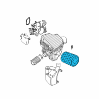OEM 2000 Dodge Neon Filter-Air Diagram - 4891097AA