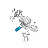 OEM 2000 Dodge Neon Throttle Body Duct Diagram - 4669783AC