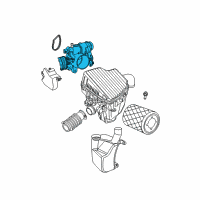 OEM 1997 Dodge Neon Throttle Position Sensor Kit Diagram - 4874430AB