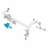 OEM 2022 Jeep Gladiator RETAINER-STABILIZER Bar BUSHING Diagram - 68260703AA