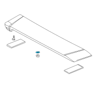 OEM 2000 Hyundai Elantra Plug-Drain Hole Tail Gate Diagram - 81739-21100