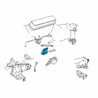 OEM 1999 Chevrolet Astro Front Mount Diagram - 22188284