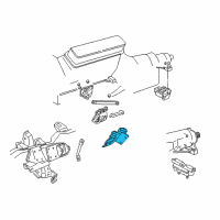 OEM 1994 Chevrolet K1500 Mount Bracket Diagram - 15973980