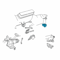 OEM 1987 Cadillac Brougham Mount, Trans Diagram - 17982949