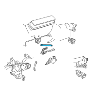 OEM 1990 GMC C2500 Brace-Trans Diagram - 15529881