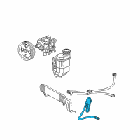 OEM 2004 Dodge Ram 3500 Line-Power Steering Pressure Diagram - 68164557AA