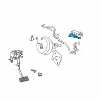 OEM 2003 Dodge Caravan Brake Mastr Cylinder Diagram - 4683264AD