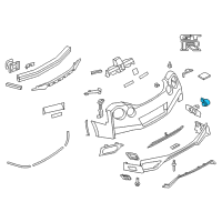 OEM 2019 Nissan GT-R Sensor Assy-Distance Diagram - 28438-6AV2A