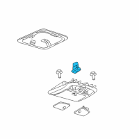 OEM 2007 Ford Fusion Sunroof Switch Diagram - 6E5Z-15B691-A