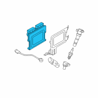 OEM Kia Sorento Engine Ecm Control Module Diagram - 391083C011