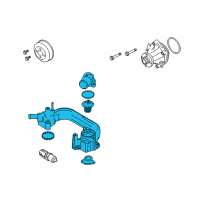 OEM 2010 Ford F-150 Thermostat Unit Diagram - 7R3Z-8C368-G