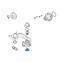 OEM 2004 Ford Explorer Thermostat Unit Gasket Diagram - 4R3Z-8C387-A