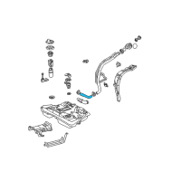 OEM Pontiac Vibe Hose, Fuel Tank Filler Diagram - 88971534