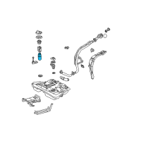 OEM Pontiac Vibe Fuel Pump (Electric) Diagram - 88972523