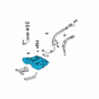 OEM 2005 Pontiac Vibe Tank, Fuel Diagram - 88970248