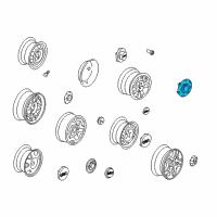 OEM 1998 GMC Sonoma Hub Cap ASSEMBLY *Spectra Diagram - 15004223