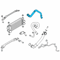 OEM 2018 Lincoln Navigator Upper Hose Diagram - JL3Z-6C646-B