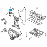OEM 2015 Ford Transit Connect Oil Cooler Diagram - BB3Z-6A642-A