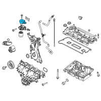 OEM Ford Explorer Oil Cooler Diagram - BB3Z-6A642-A