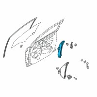 OEM 2018 Kia Rio Regulator Assembly-Front Door Diagram - 82401H9000