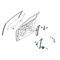 OEM 2021 Kia Rio Motor Assembly-Front Power Diagram - 82450H9010