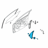 OEM 2022 Kia Rio Regulator Assembly-Front Door Diagram - 82401H9110