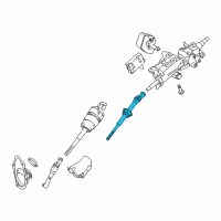 OEM Lexus GS450h Shaft Assembly, Steering Diagram - 45260-30230