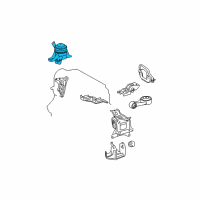 OEM 2010 Toyota Yaris Side Mount Diagram - 12305-21200