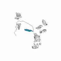 OEM 2010 Toyota Yaris Insulator Diagram - 43409-52020