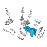 OEM 2018 Jeep Wrangler BIN-FLOOR CONSOLE Diagram - 6ZU33TX7AB