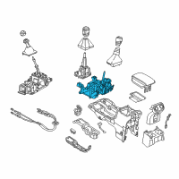 OEM 2018 Jeep Wrangler SHIFTER-Transfer Case Diagram - 4670725AA
