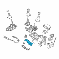 OEM 2018 Jeep Wrangler Bezel-Gear Shift Indicator Diagram - 6AB05TX7AH