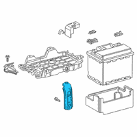 OEM Lexus NX250 Battery Carriers Diagram - 7440133010