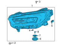 OEM 2020 Buick Encore GX Composite Assembly Diagram - 42764020