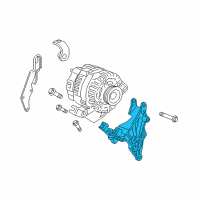 OEM Pontiac Torrent Bracket Asm-Generator Diagram - 12575240