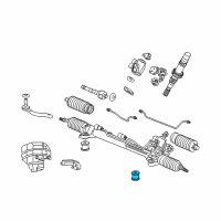 OEM Acura Bush, Gear Box Mounting (A) Diagram - 53685-SJA-A01