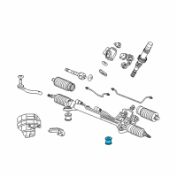 OEM 2006 Acura RL Bush, Gear Box Mounting (A) Diagram - 53685-SJA-A01