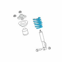 OEM 2007 Lincoln Navigator Coil Spring Diagram - 9L1Z-5310-P