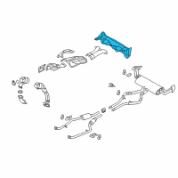 OEM BMW Heat Insulator Rear Silencer Diagram - 51-48-7-180-631