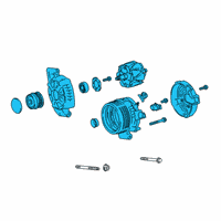 OEM 2018 Toyota Camry Alternator Diagram - 27060-F0010