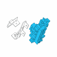 OEM 2012 Nissan Sentra Block Junction Diagram - 24350-9AA0A