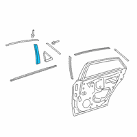 OEM 2020 Toyota Avalon Applique Diagram - 75761-07030