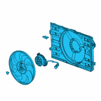 OEM Buick Envision Fan Module Diagram - 84190683