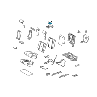 OEM 2017 Toyota 4Runner Cup Holder Diagram - 72806-60030-C0