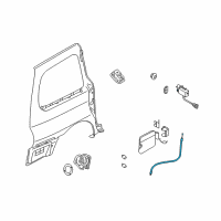 OEM 2002 Kia Sedona Wire Assembly-Safety Lock Diagram - 0K55242430B