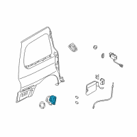 OEM 2005 Kia Sedona Reinforcement-FUELINLET Pipe Diagram - 0K55242451