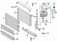 OEM Toyota GR Supra Cover Cap Diagram - 16475-WAA01