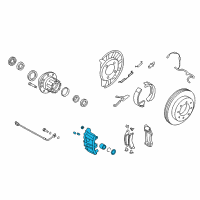 OEM 2014 Ford E-150 Caliper Diagram - BC2Z-2553-A