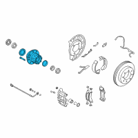 OEM Ford Hub Diagram - 8C2Z-1109-A