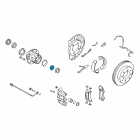 OEM 2018 Ford E-350 Super Duty Outer Bearing Diagram - BC3Z-1240-A